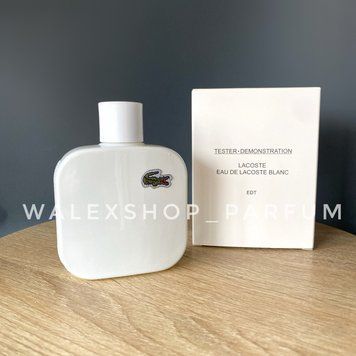 Парфуми чоловічі Lacoste Eau De L.12.12 Blanc (Tester) 100 ml Лакоста Бланк (Тестер) 100 мл 55310 фото