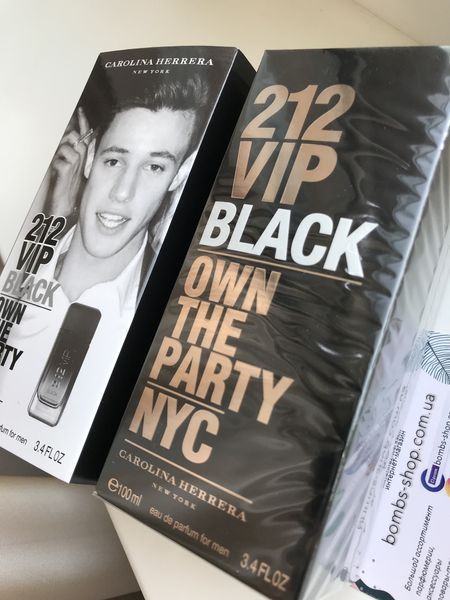 212 VIP Black Кароліна Ерерра - Чоловіча туалетна вода 100мл 28725 фото