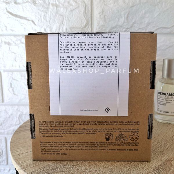 Духи Унісекс Le Labo Bergamot 22 (Original Pack) 50 ml Ле Лабо Бергамот 22 (Оригінальна Упаковка) 50 мл 29370 фото