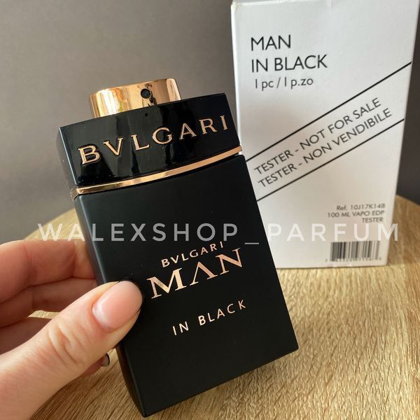 Мужские Духи Bvlgari Man In Black (Tester) 100 ml Бултари Мэн Инф Блэк (Тестер) 100 мл 55375 фото