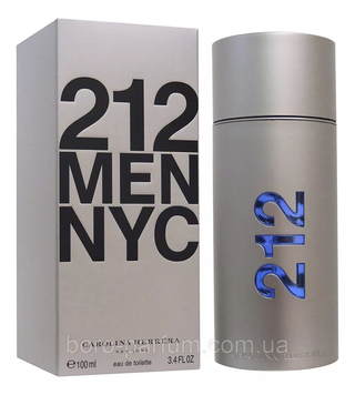 Мужская туалетная вода Carolina Herrera 212 Men NYC 100 мл (Euro A-Plus) 29739 фото