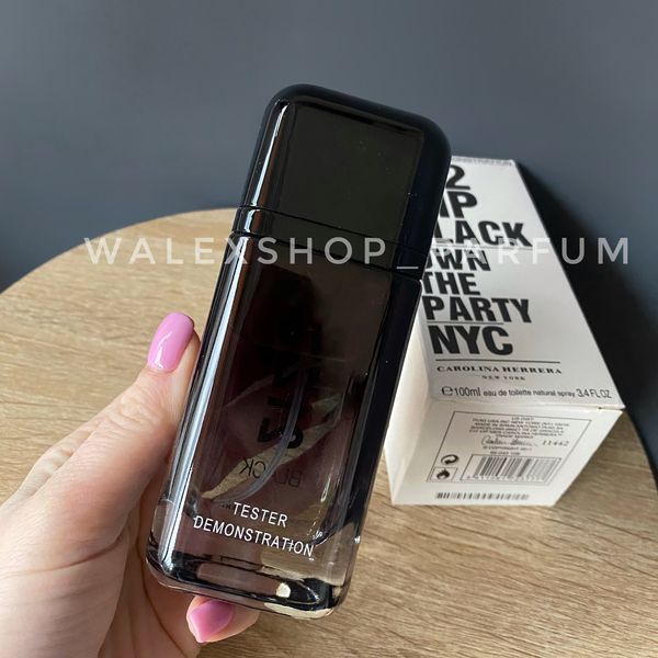 Парфуми Чоловічі Carolina Herrera 212 VIP Black (Тестер) 100 ml Кароліна Ерера 212 Віп Блек (Тестер) 100 мл 55330 фото