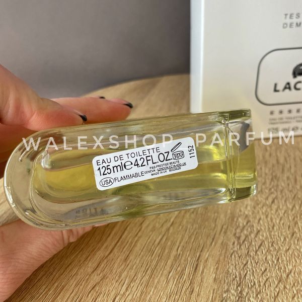 Парфуми чоловічі Lacoste Essential (Tester) 125 ml Лакоста Єсеншіал (Тестер) 125 мл 55302 фото