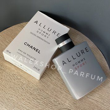 Мужские Духи Chanel Allure Homme Sport (Tester) 100 ml Шанель Алюр Хоум Спорт (Тестер) 100 мл 55346 фото